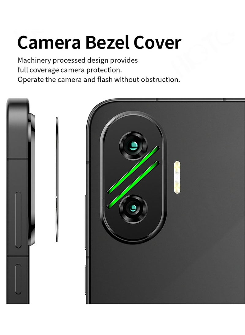 عام حامي عدسة الكاميرا متوافق مع شاومي بوكو إف 7، [قطعتان] واقي معدني للكاميرا [مقاوم للخدوش] [لا يؤثر على التصوير]. - Image 4