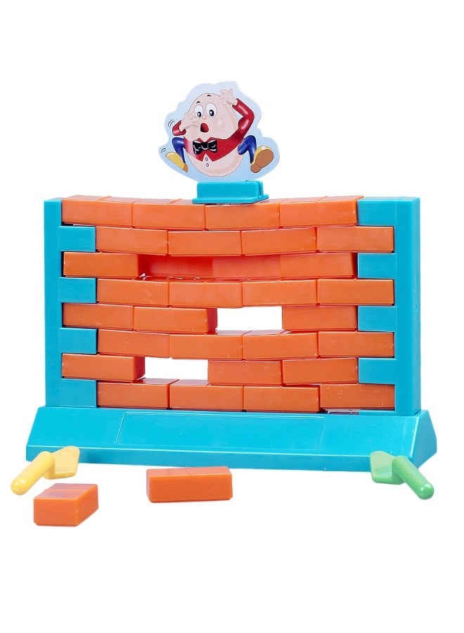 707 Games Brick Wall Game, Push Brick Wall Game, Brick Wall Building Blocks Sort Stack Game, Fun Family Game for Boys and Girls, Develop Skills and Strategy, Family Board Game for 3+ Ages - Image 3