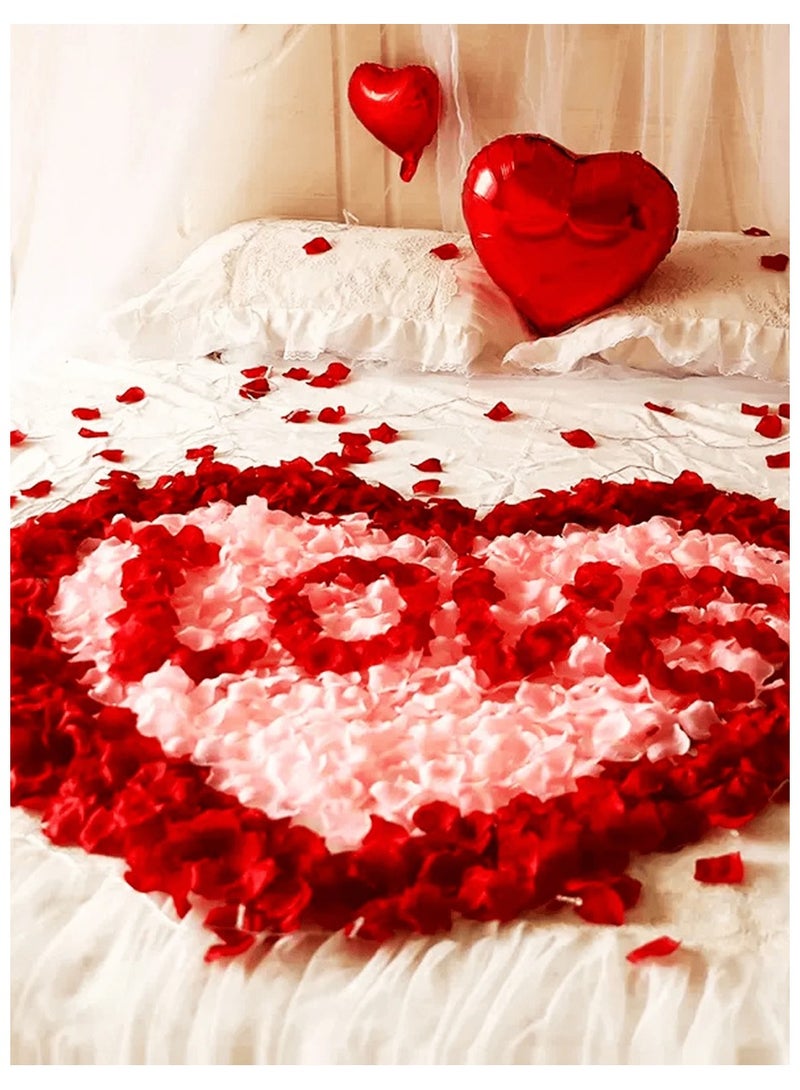 1000 pcs Romantic Design Non-woven Fabric Artificial Rose Petals for Party and Event Decoration - Image 2