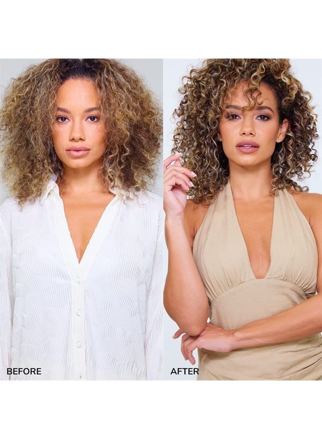 Color Wow سيروم فيتال الطبيعي من Curl Wow Flo-etry – بتقنية Naked؛ مزيج غني من الزيوت يرطب الخصلات الجافة والمجففة من الجذور إلى الأطراف ليمنحك تجاعيد ممتلئة وفاخرة وعصيرية على الفور. بدون وزن أو شعور دهني!