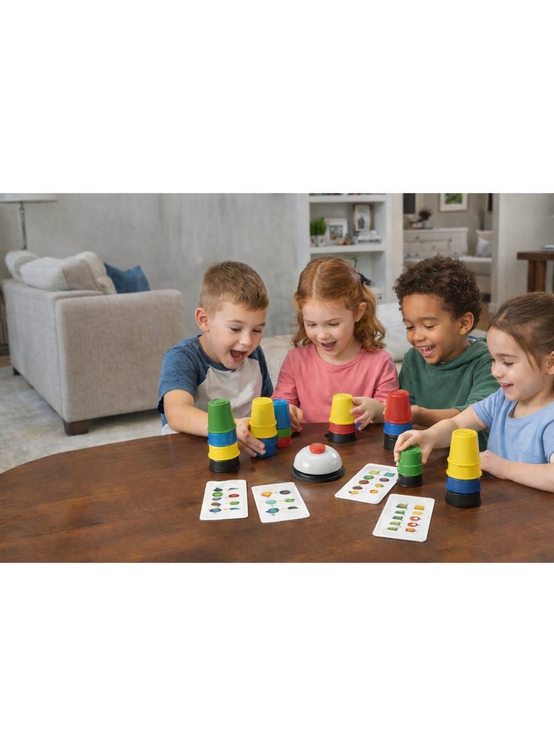 Quick Cups Speed Matching & Stacking Game For Kids – Up To 4 Players - Image 3