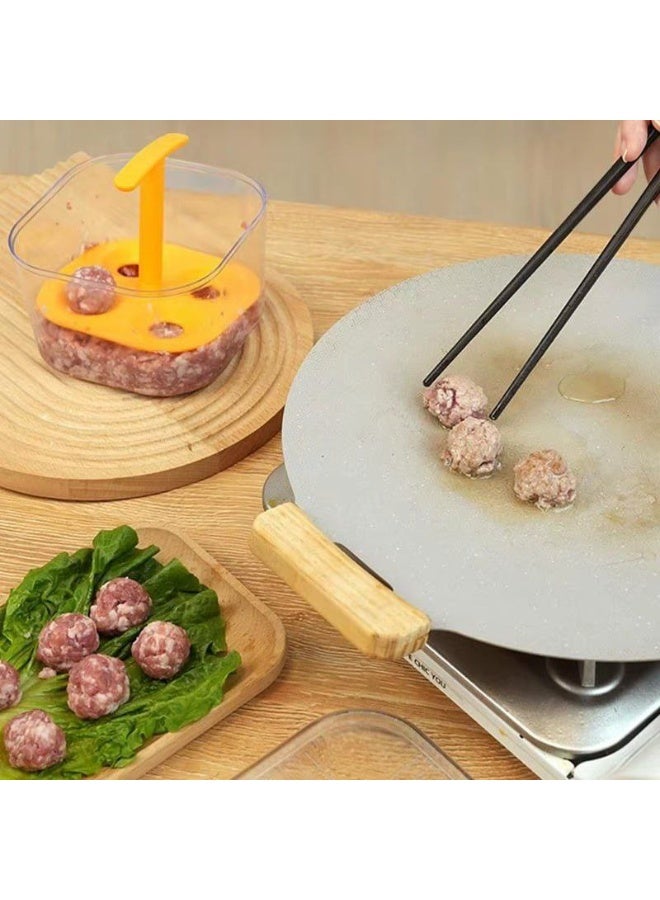 Acrylic Meatball Maker: Shape meatballs in a second like a pro! Say goodbye to messy hand-forming! With this transparent meatball maker, you'll get perfectly shaped meatballs with ease. - Image 4