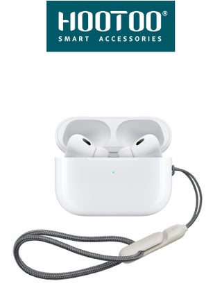 HooToo earbuds Pro EP-76 with Charging Case with Lightning Port, Powerful Bass, and Clear Microphone. White - pzsku/ZF0CB946F39D509EFCD5FZ/45/_/1725442098/343e2b9d-25f6-4cc4-a082-71303c44da5b