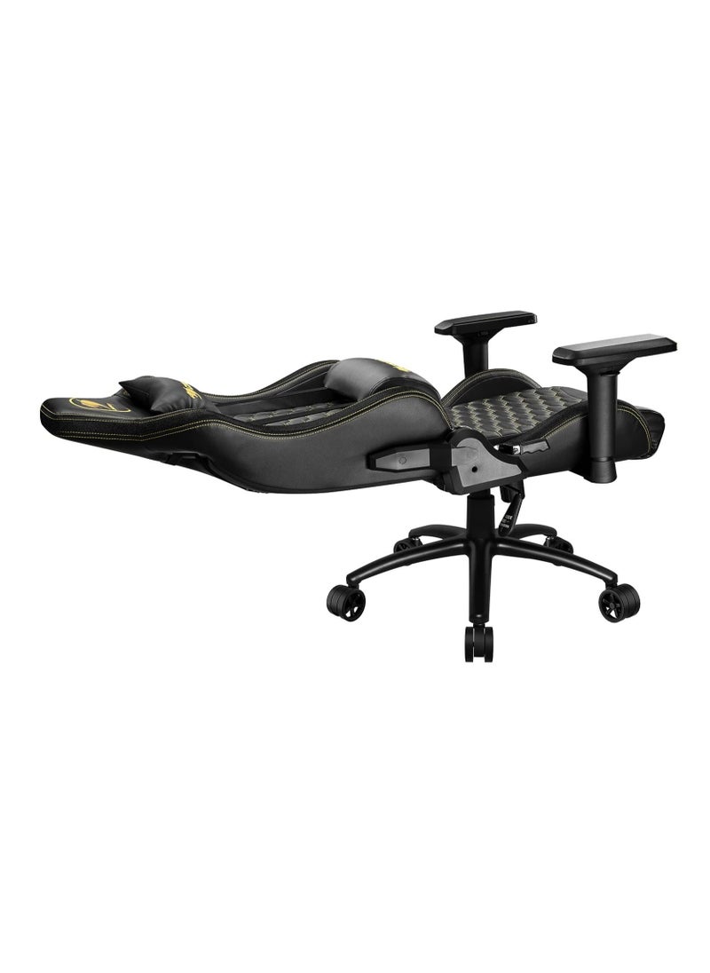 Cougar - Cougar Outrider S Gaming Chair, Premium Pvc Leather, 180º Reclining​, Height Adjustment, 4D Adjustable Armrest, Full Steel Frame, Extra Large 3” Caster Wheels - Royal Black - Image 1