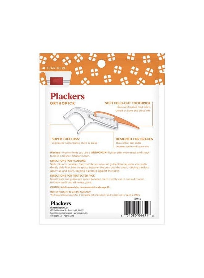 Orthopick Flosser For Braces Pack Of 2 (36 Flossers Each)