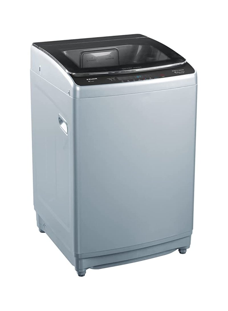 KELON 18 Kg Fully Automatic Top Load Washing Machine, 8 Programs, with Spin Dry, LED Display, Child Safety Lock, Tempered Glass Lid 18 kg KWTY1802S Silver - Image 5