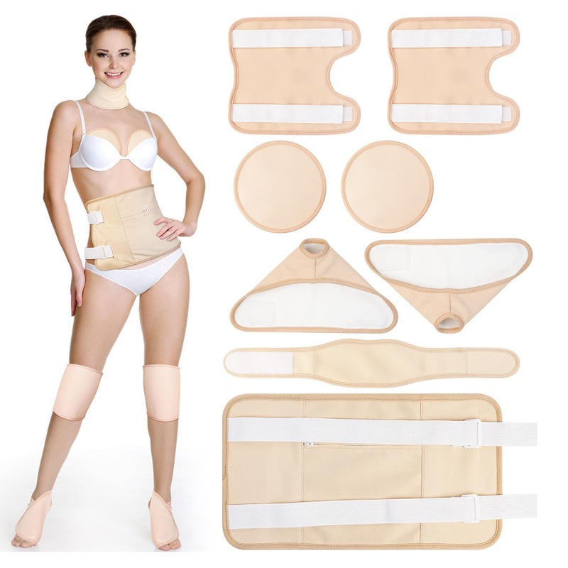 Castor Oil Bag Castor Oil Pack Leak-Proof Oil Adjustable Belt Washable Essential Oil Care Bag - Image 1
