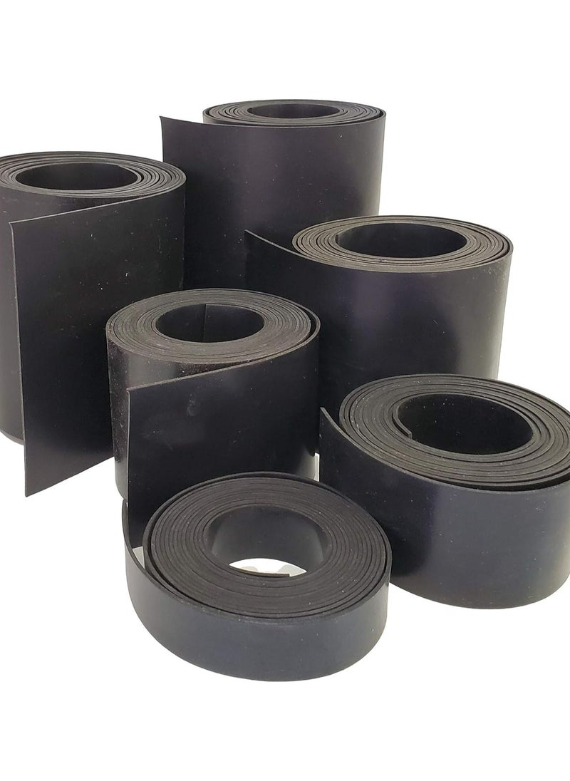 Rubber Sheet Storage All-purpose Neoprene Sheets and Rolls with a Smooth Finish and No Backing are Ideal for Weather Stripping, Gaskets, Costumes