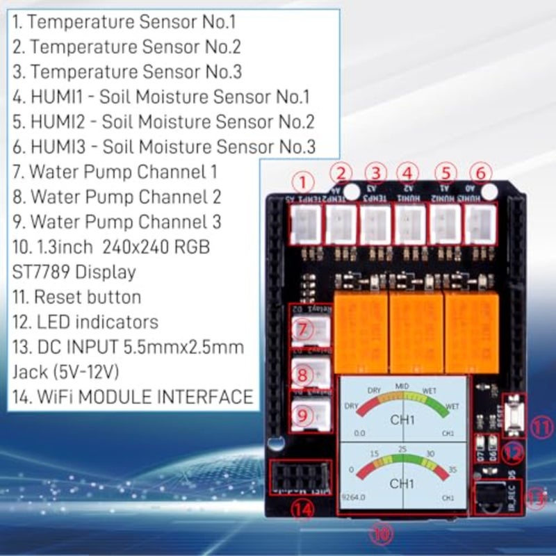 UNO R4 WiFi Project Kit, Water Printing Kit with UNO R4 WiFi Board, Tutorials for Programming - Image 2