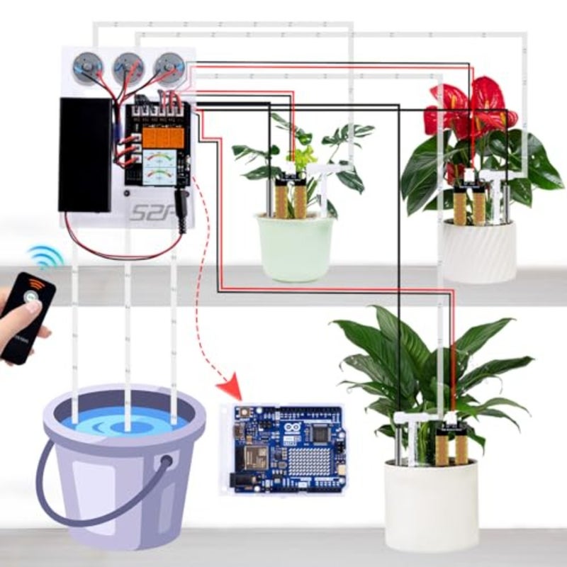 UNO R4 WiFi Project Kit, Water Printing Kit with UNO R4 WiFi Board, Tutorials for Programming - Image 5