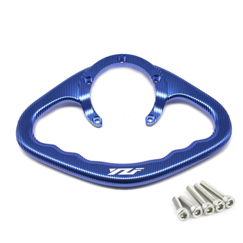 Motorcycle Accessories Passenger Hand Grip Fuel Tank Armrest for Yamaha R1 R6 YZFR25 YZFR3 YZF1000 Safety Grab Bar Blue