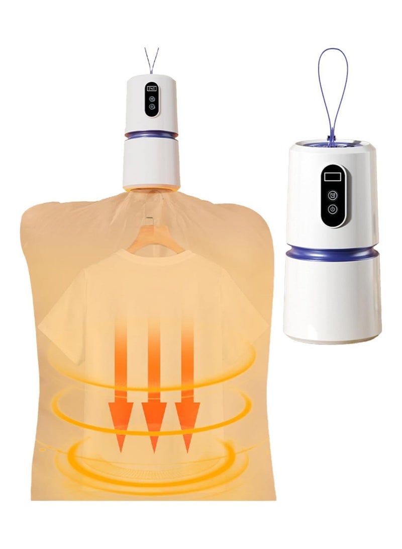 general Portable dryer, 360° hot air technology and drying bag, silent mini dryer, 30-240 minute timer, suitable for travel, apartments, RVS and dormitories - Image 1