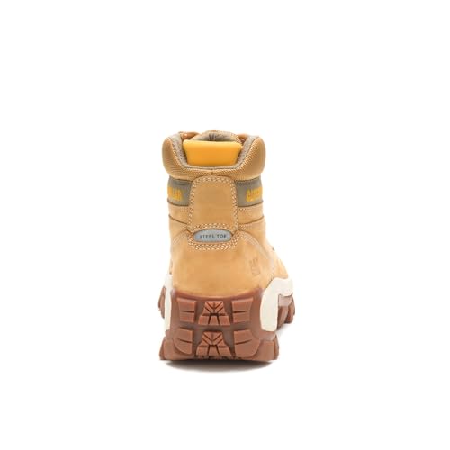 Cat Footwear Men's Invader Hi Steel Toe Construction Boot, HONEY RESET, 12 W - Image 5