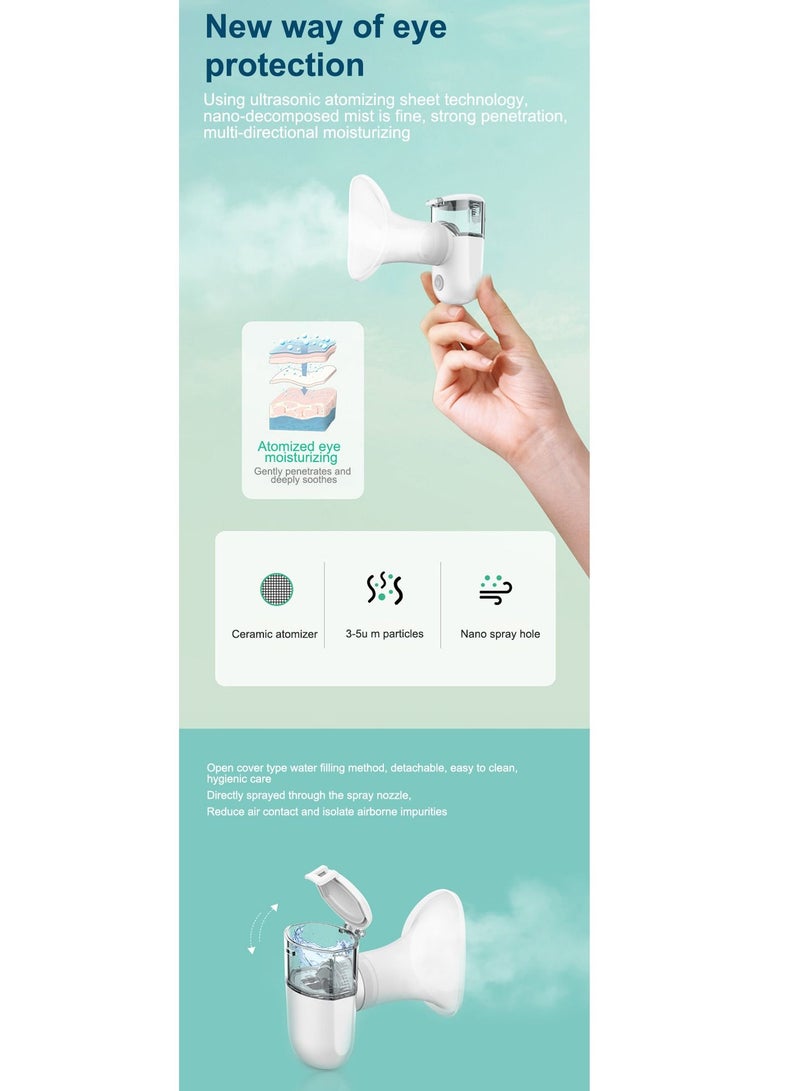Nano Eye Sprayer Face Humidifier Atomization Eye Care Cleaning Instrument Nano Sprayer Cool Mist For Eye Moisturizing