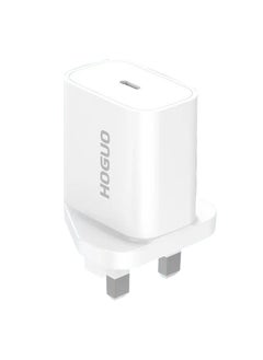 HOGUO Power Charger USB Port PD Output White  - Image 1