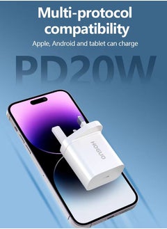 HOGUO Power Charger USB Port PD Output White  - Image 2