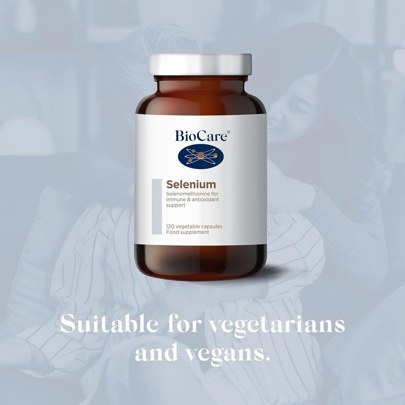 BioCare Selenium Selenomethionine for Immune Antioxidant Support 120 Capsules - Image 3