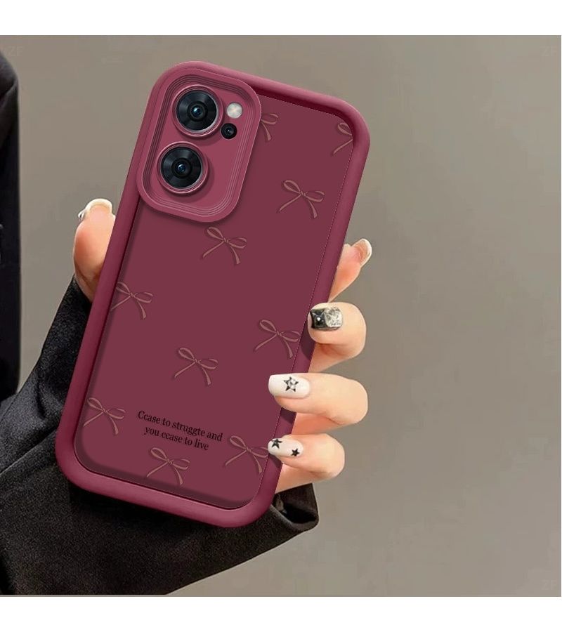 Phone Case for OPPO A57 5G Crimson Shockproof Anti Slip Lightweight Durable Stain Resistant - Image 3