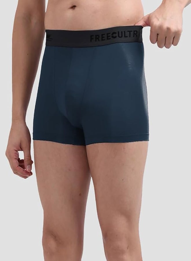 Freecultr FREECULTR Men's Underwear Anti Bacterial Micromodal Airsoft Trunk - Non Itch No Chaffing Sweat Proof -Pack 3  - Image 2