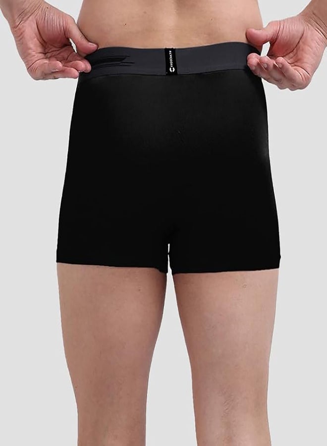 Freecultr FREECULTR Men's Underwear Anti Bacterial Micromodal Airsoft Trunk - Non Itch No Chaffing Sweat Proof -Pack 3  - Image 3