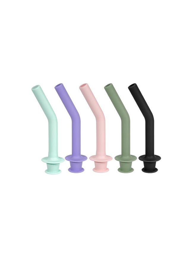 Cross-border Hydro Flask Water Cup Silicone Bite Valve Straw Replacement Piece Suitable For 20-40 Oz Straw Accessories-Color:Purple-Specifications:Straw Brush  - Image 5