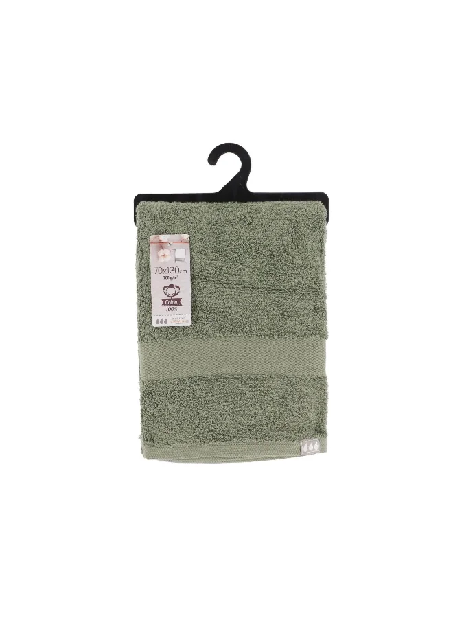 Tendance Premium Cotton Highly Absorbent Soft Bath Towel Khaki Green 70 x 130cm 7004143