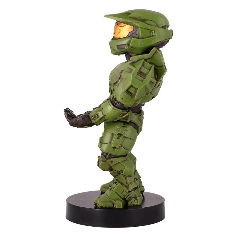 Exquisite Gaming: Halo: Master Chief - Mobile Phone & Gaming Controller Holder, Device Stand, Cable Guys, Xbox Licensed Figure, Green - Image 3