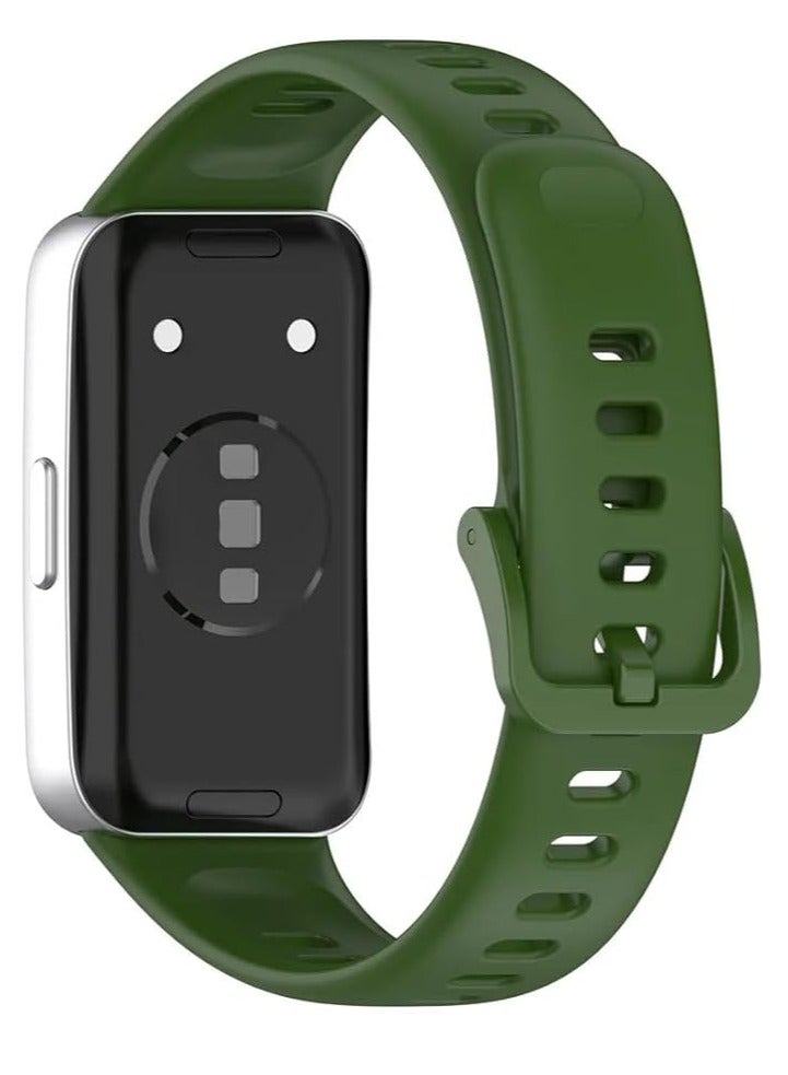 Compatible with Honor Band 10 Silicone Strap Waterproof Breathable Sport Band 10 Strap for Women Men. - Image 3