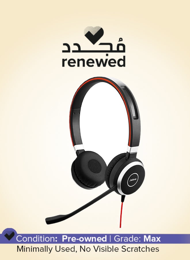 جابرا مجدد - سماعة رأس احترافية سلكية Evolve 40، ستيريو، محسّنة للاستخدام في بيئات العمل - Image 1