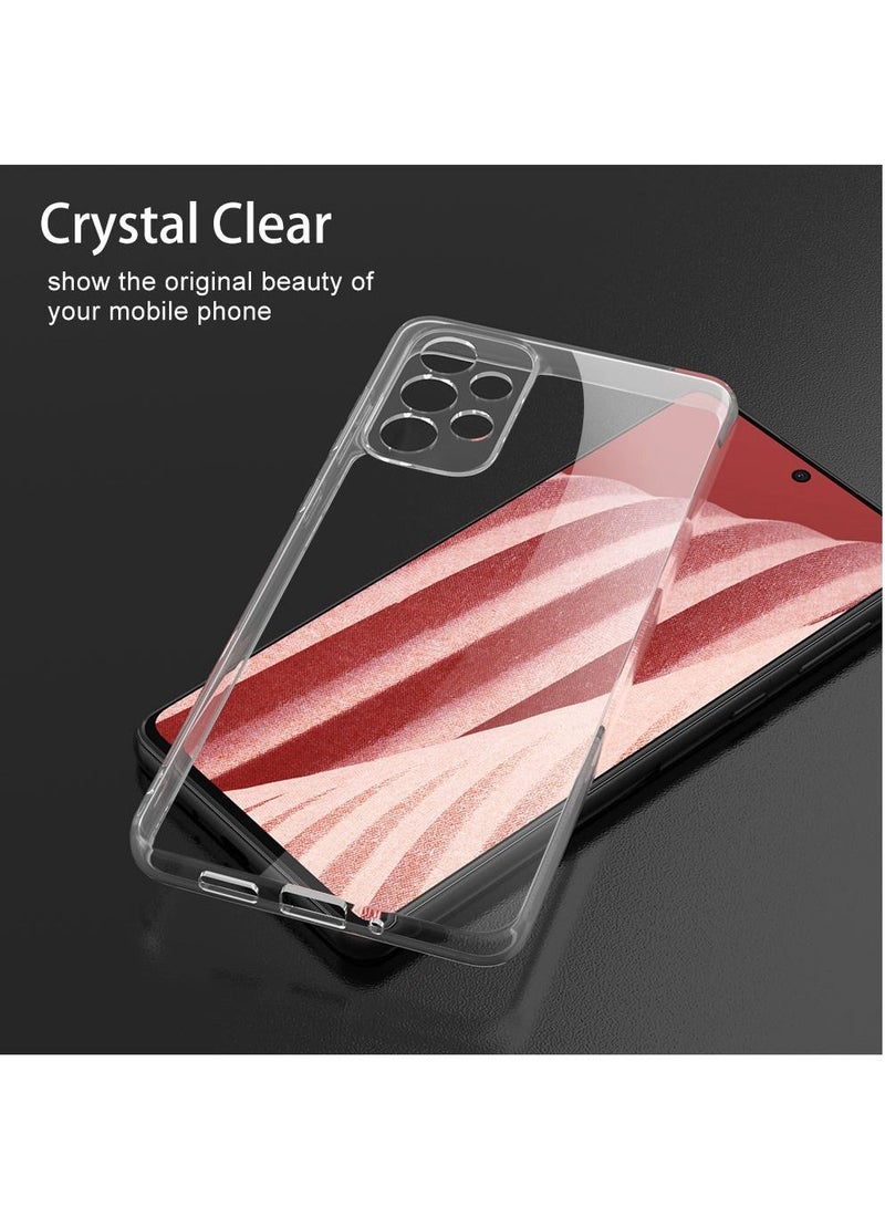BORTONY Samsung Galaxy A73 5G Case Soft Flexible TPU Shockproof Transparent Rubber Back Cover Compatible for Samsung Galaxy A73 5G - Image 4