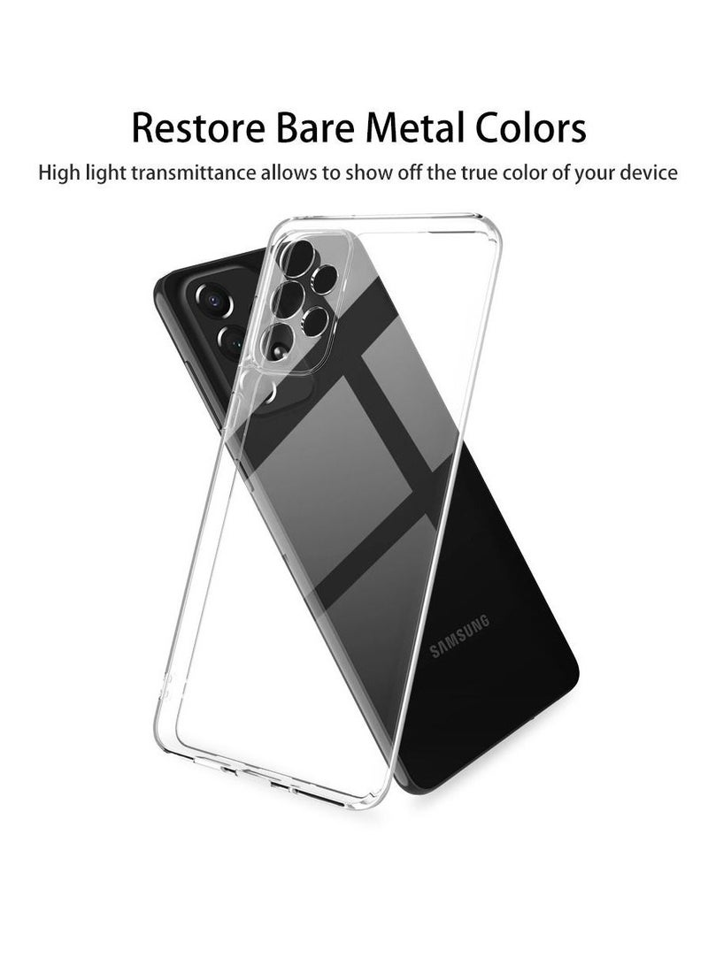 BORTONY Samsung Galaxy A73 5G Case Soft Flexible TPU Shockproof Transparent Rubber Back Cover Compatible for Samsung Galaxy A73 5G - Image 5
