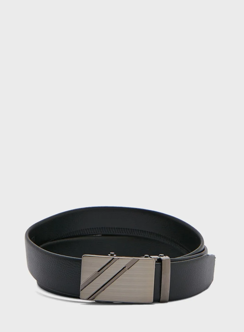 Robert Wood Faux Leather Formal Belt