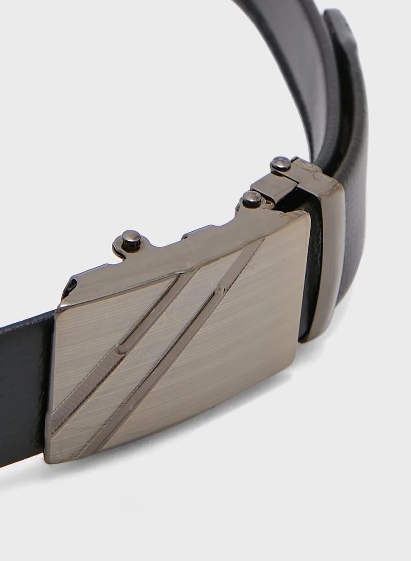 Robert Wood Faux Leather Formal Belt