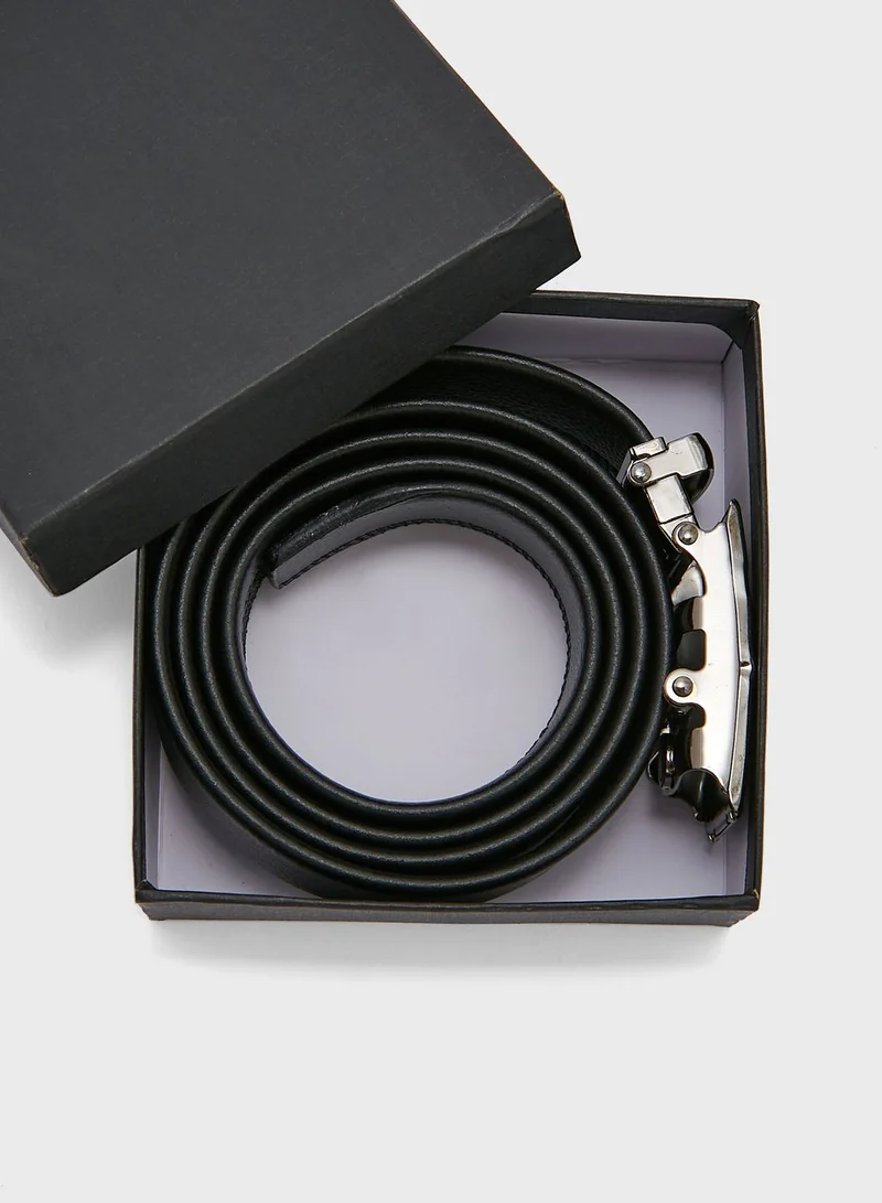 Robert Wood Faux Leather Formal Belt