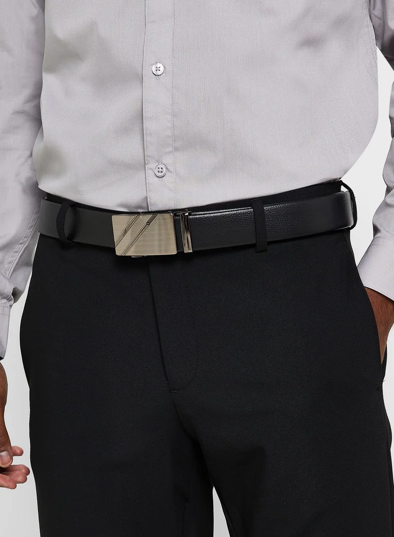 Robert Wood Faux Leather Formal Belt