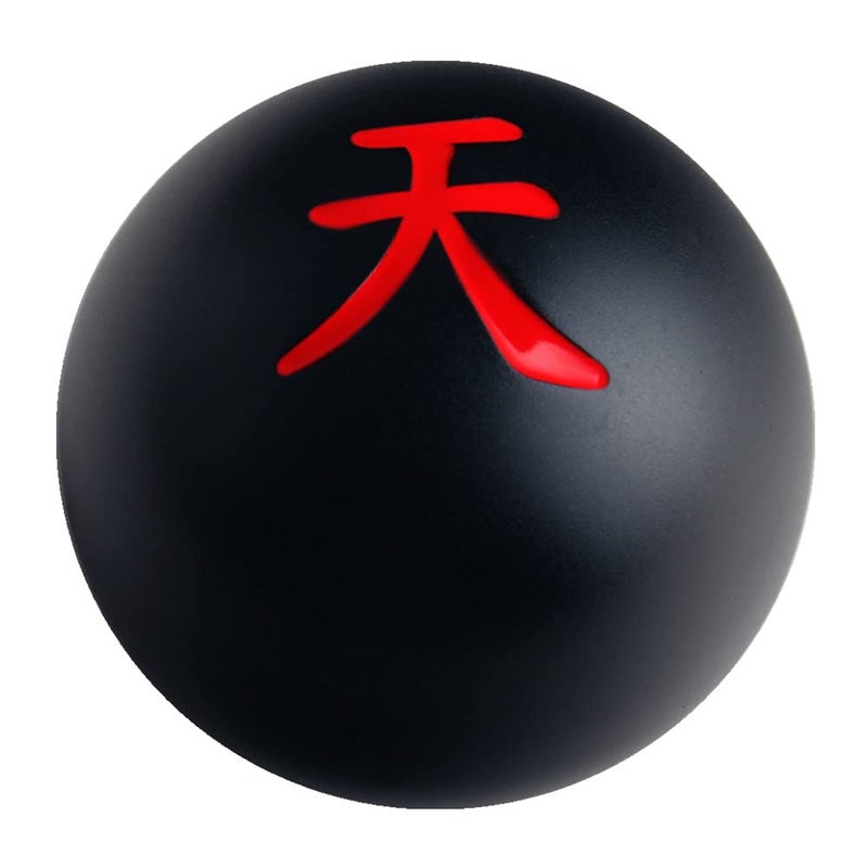 DEWHEL BlackRed Inlay Sphere 4 5 6 Speed Japanese Sky God Manual Shift Knob Shifter Stick 200 Grams Weighted Aluminum M12X125 M10X15 M10X125 M8X125