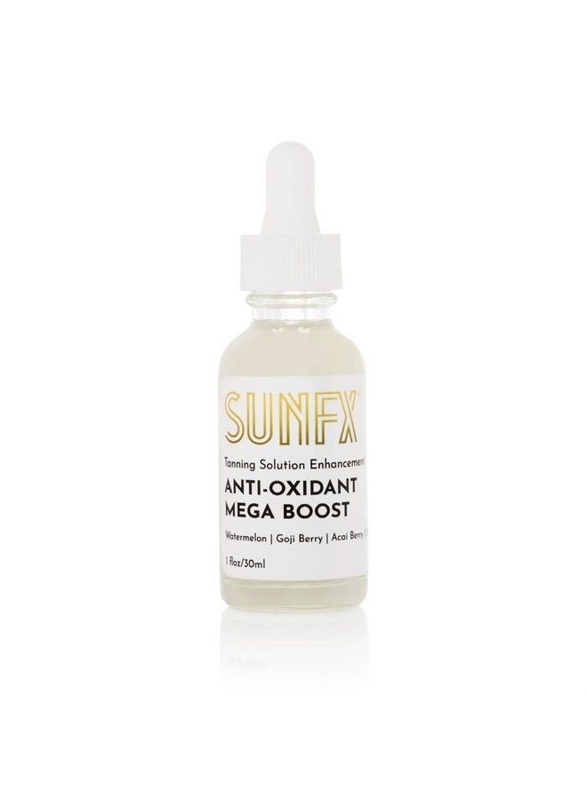 sunfx Sunless Tanning Additive | Anti-Oxidant Mega Boost | Watermelon, Goji Berry, Acai Berry - 1 fl oz/30ml - Image 1