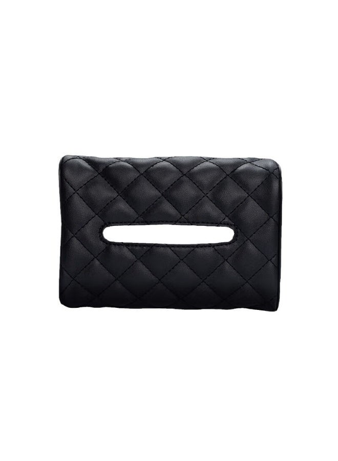 علبة مناديل للسيارة، لتخزين المناديل داخل السيارة، حافظة مناديل للسيارة، علبة مناديل جلدية، سهل التركيب، يمكن تركيبها في مواقع مختلفة داخل السيارة، متوافقة مع معظم موديلات السيارات. - Image 1