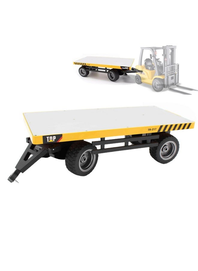 Top Race Kids Tr-217 Forklift Truck Carrier Slab Attachment To Tr-216, 14X8 - Remote Control Construction Vehicles Toys - Heavy Metal Carries More Than 26 Lbs - Rc Construction Vehicles For Adults  - Image 1