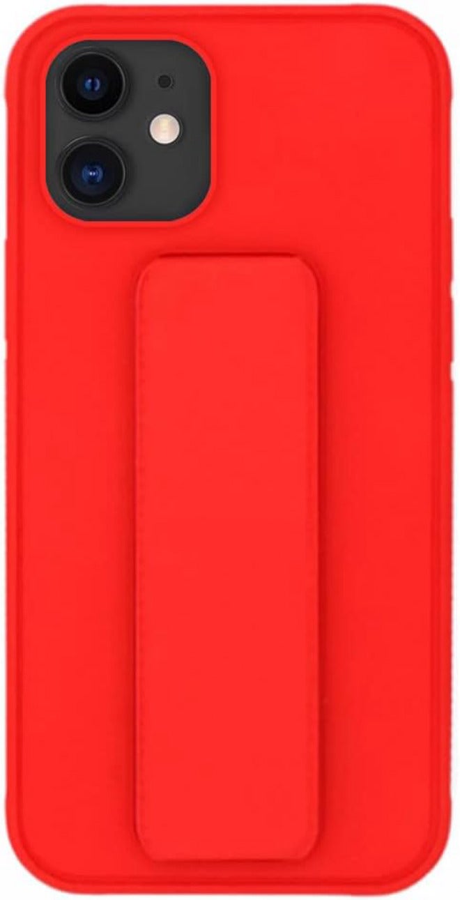 VITION Case Cover For iPhone 11, Finger Grip Phone holder Case Car Magnetic Multi-function 3 in 1 Shockproof Back Cover Protective Case (iPhone 11 Red) - Image 1