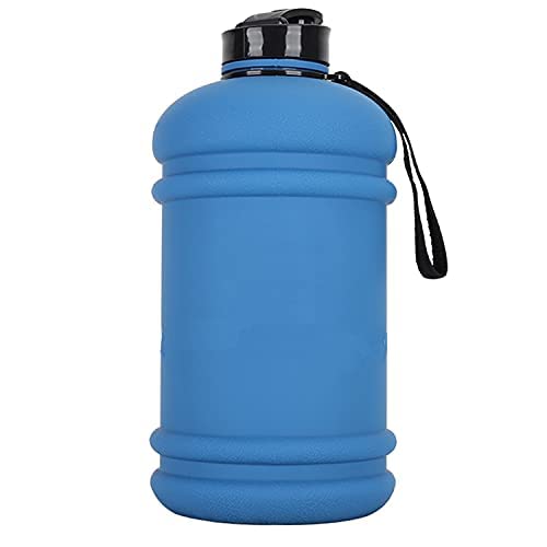 IRIS Half Gallon Matte Gym Bottle 2.2 Litter Sports Water Jug - BPA Free, Quick Flow Cap, Ideal for Training, Hiking & Outdoor use - for Men & Women (Blue) - Image 3