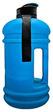 IRIS Half Gallon Matte Gym Bottle 2.2 Litter Sports Water Jug - BPA Free, Quick Flow Cap, Ideal for Training, Hiking & Outdoor use - for Men & Women (Blue) - Image 2