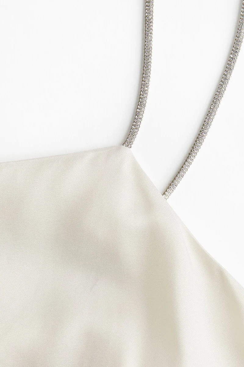 H&M Rhinestone-strap top