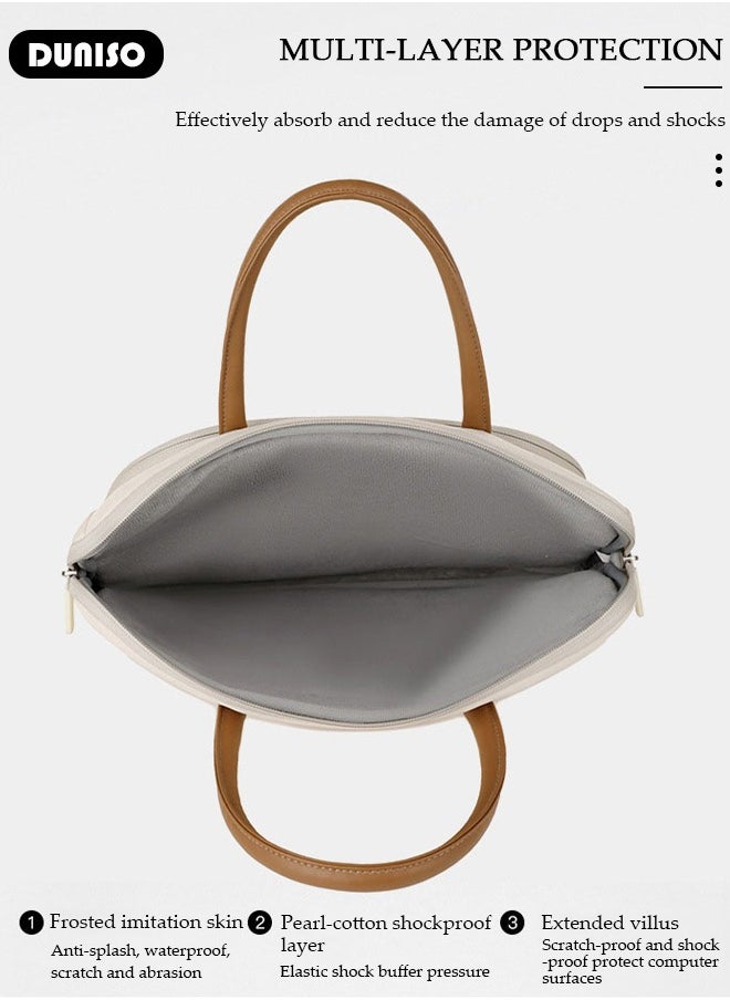 DUNISO Laptop Bag for Men or Women 15-16.1 Inch Computer Bag Briefcase Laptop Case Shoulder Bag with Strap Computer Cases Messenger Bag handbag for Travel/Business  - Image 3