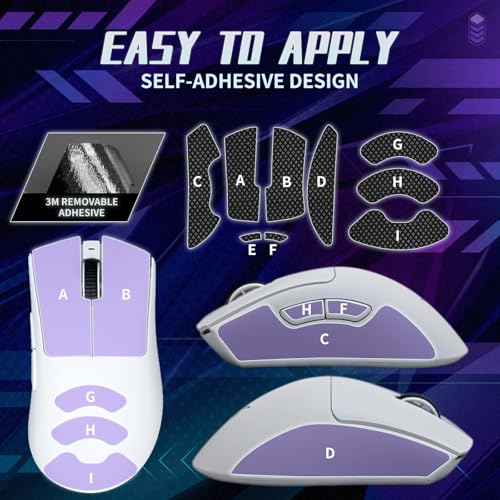 TALONGAMES Mouse Anti Slip Grip Tape Compatible with Razer Deathadder V4 Pro Gaming Mouse, Palm Sweat Absorption, Thin 0.5mm, Cut to Fit, Easy to Apply, Mouse Skin - Image 5