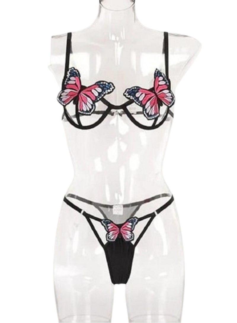 MANIKAN MANIKAN Women's clothing Two Piece Butterfly Pattern - Image 1