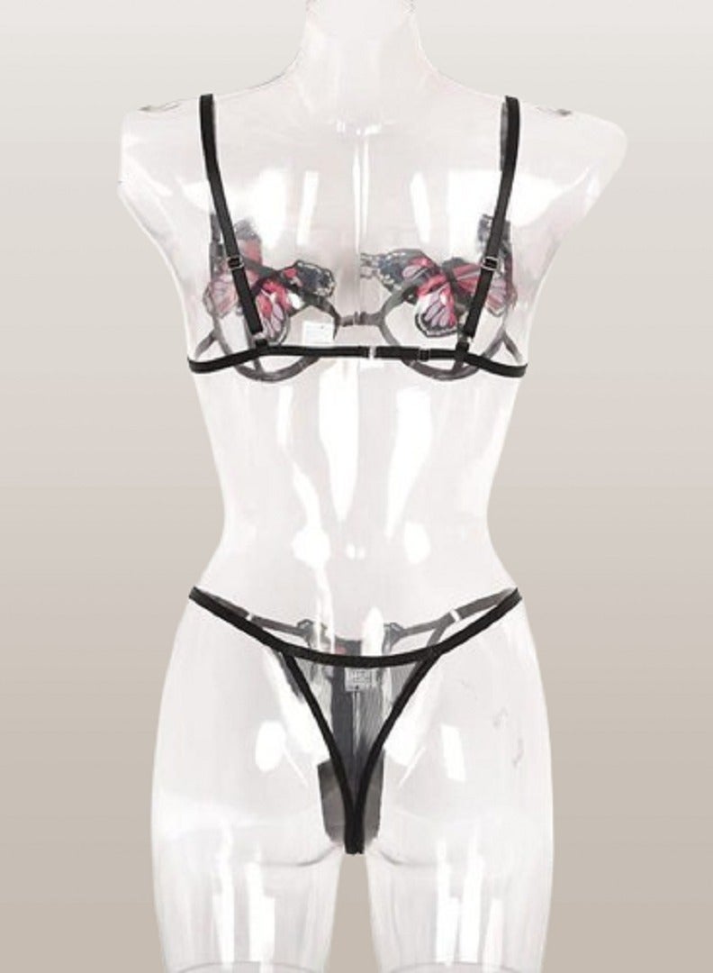 MANIKAN MANIKAN Women's clothing Two Piece Butterfly Pattern - Image 3