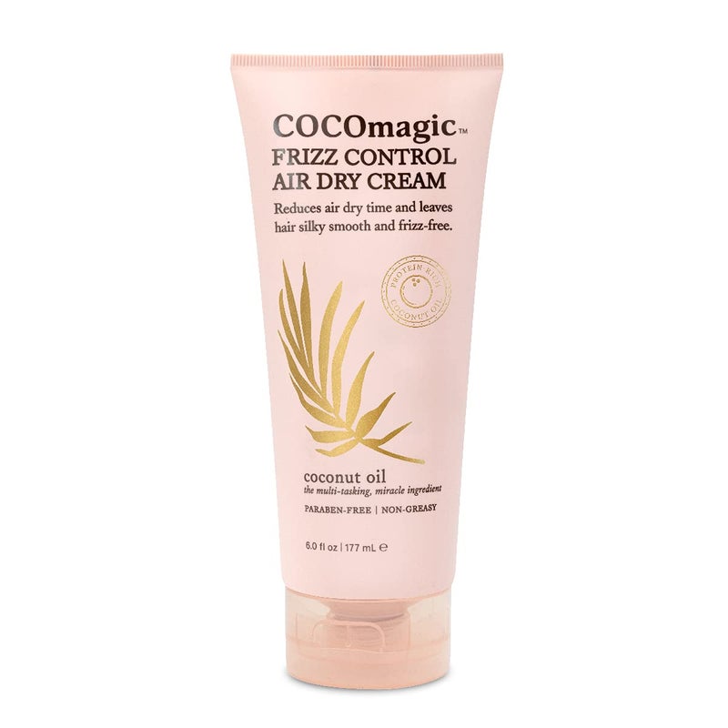 Cocomagic Frizz Control Air Dry Cream | Anti-Frizz Styling Cream | Helps to Calm and Smooth Frizzy Hair | Paraben Free, Cruelty Free, Made in USA (6 oz) - Image 5