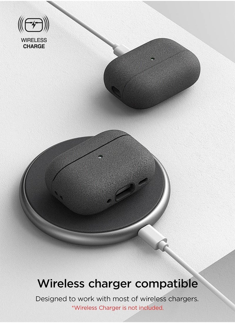 VRS Design - Modern for Airpods Pro 2nd Generation Case (2022) Airpods Pro 2 Case Cover with Leather Strap - Sandstone - Image 1