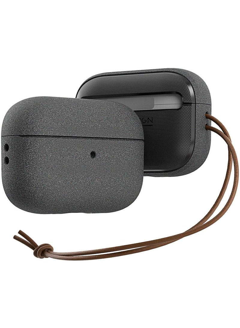 VRS Design - Modern for Airpods Pro 2nd Generation Case (2022) Airpods Pro 2 Case Cover with Leather Strap - Sandstone - Image 1